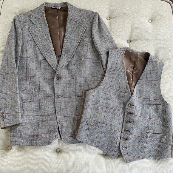 Austin Reed Suits & Blazers Vintage 6876 Austin Reed Glen Plaid